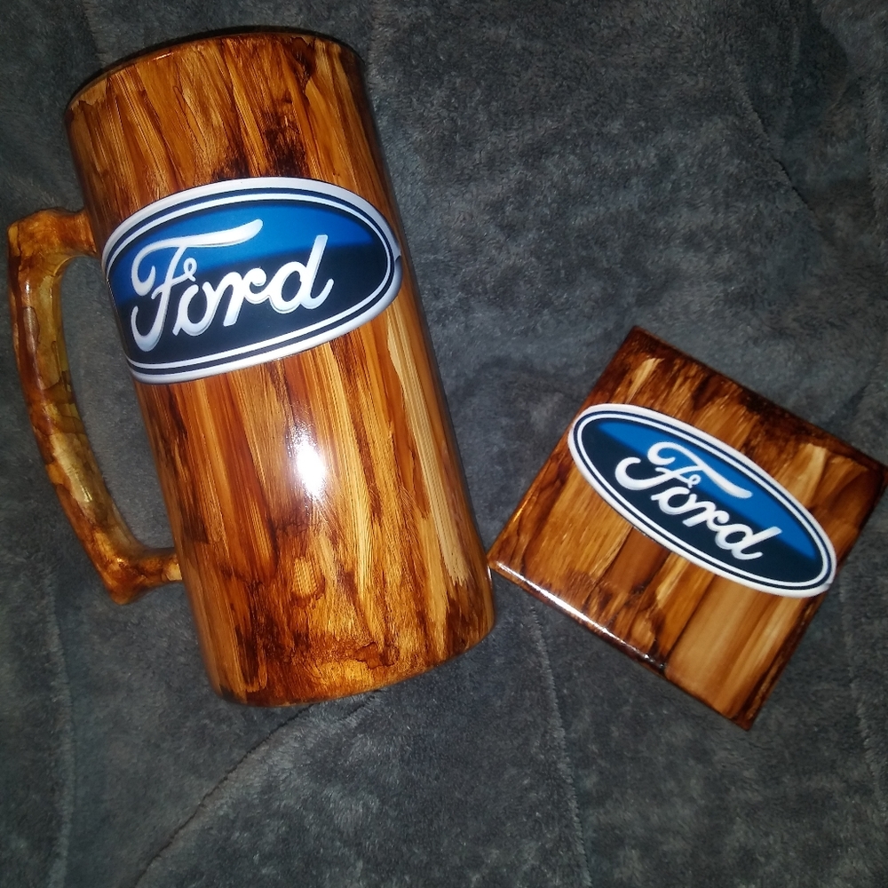Beer Mug and coaster
